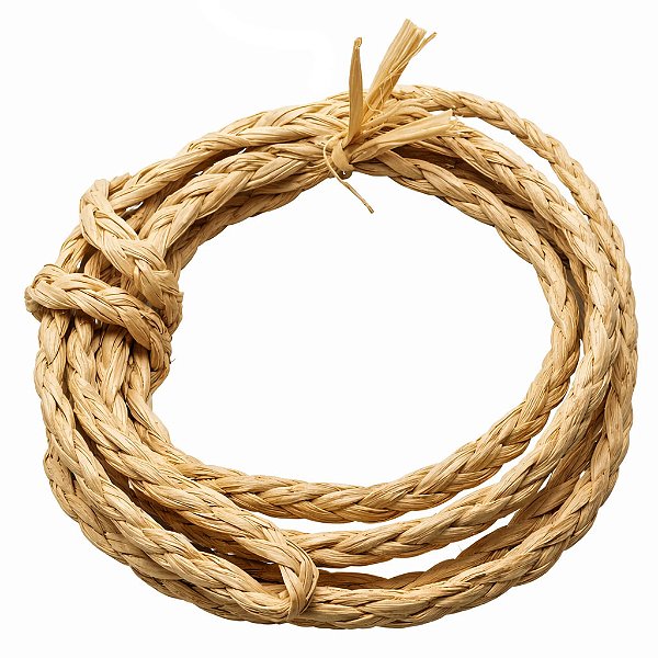 Umbigueira Trançada De Palha Da Costa Contra Egum