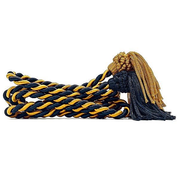 Fiel Cordão De São Francisco Preto/Amarelo 2M C/ Tassel