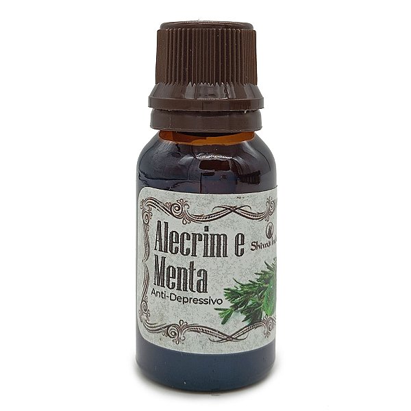 Essencia Premium Shiva'S Indian Óleo Perfumado 15ml Alecrim E Menta