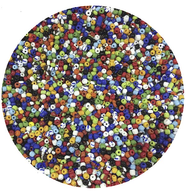 Miçanga Pacote 100g Conta de Missanga Leitosa Colorido