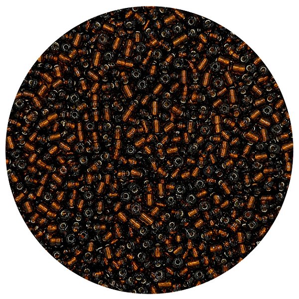Miçanga Pacote 100g Conta de Missanga Cristalizada Marrom