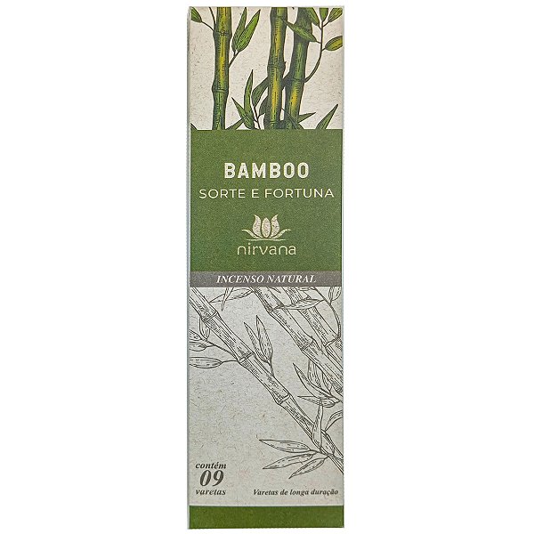 Incenso Natural Nirvana 9 Varetas Bambu (Bamboo)
