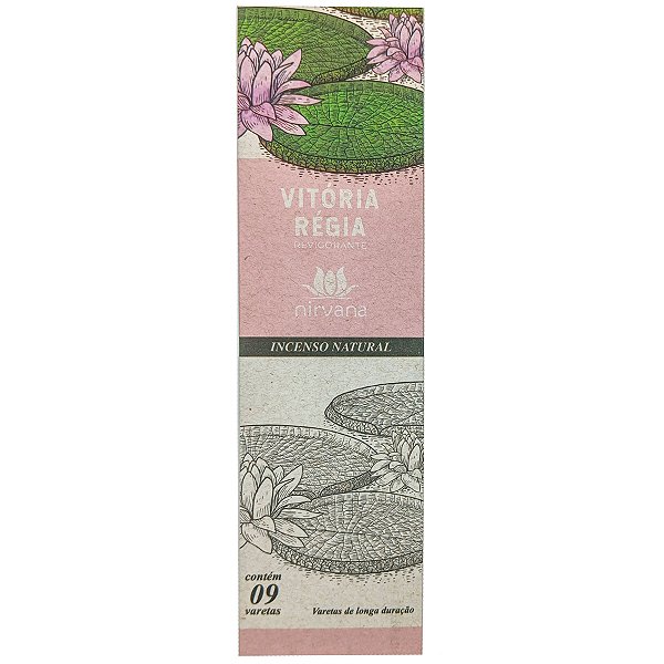 Incenso Natural Nirvana Vitória Régia