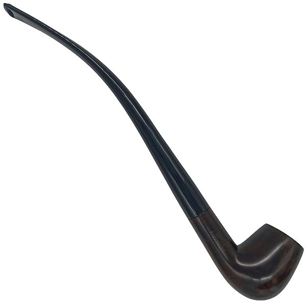 Cachimbo Marrom Escuro Longo Premium Madeira