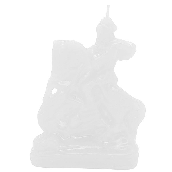 Vela de Magia São Jorge Guerreiro Branco