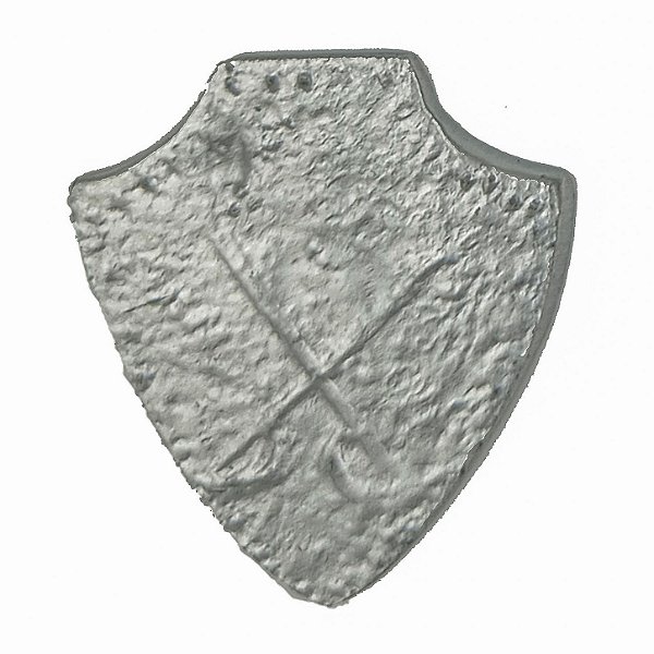 Escudo de Chumbo P/ Assentamento Magias Rituais e Patuás