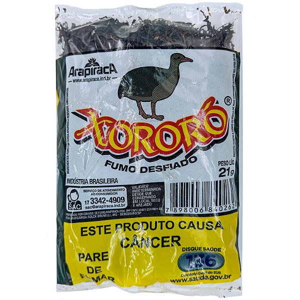 Fumo Desfiado P/ Cachimbo Xororó Pito