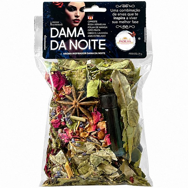 Banho Erva Seca Premium 25G Dama da Noite