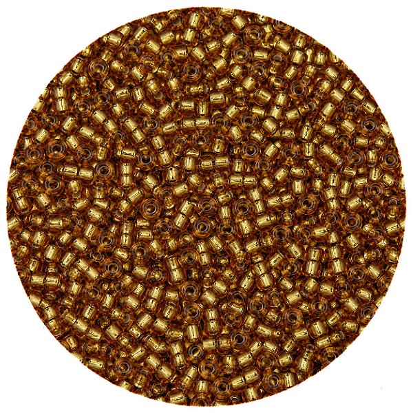 Miçanga Pacote 100g Conta de Missanga Cristalizada Dourado