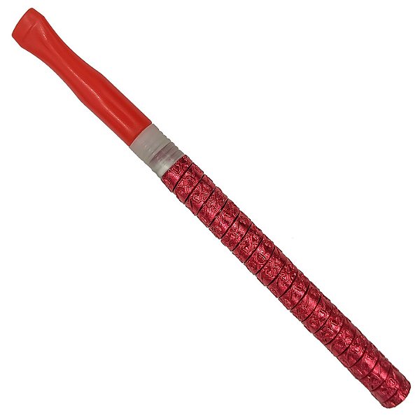 Suporte Piteira Cigarrilha Brilhante P/ Pombagira Vermelho