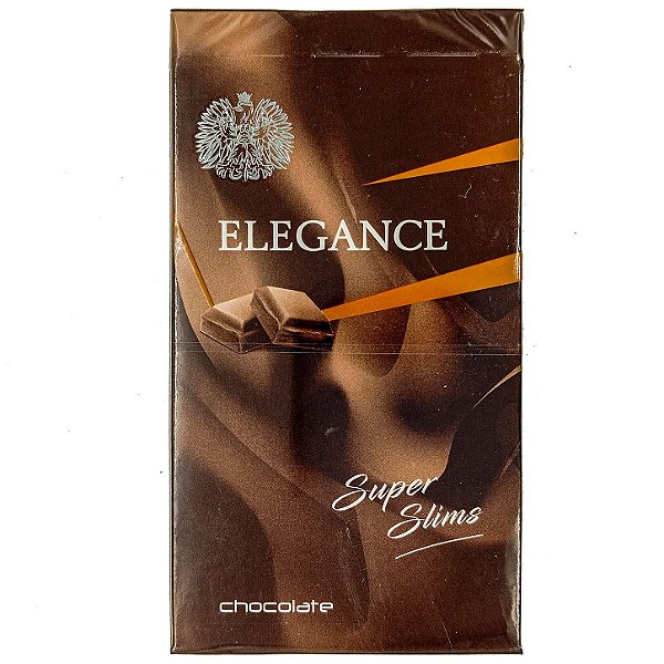 Cigarro Extra Fino Elegance Cigarettes Slim 20Un Chocolate