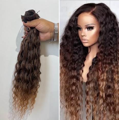 Fibra RUSSA  65cm  Cacho 3  100g  Cor T2_30