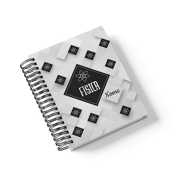 Caderno Personalizado Física (#03) - A5 15x21cm (PEQUENO) - Com 100 Folhas