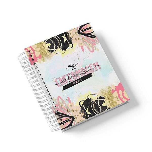 Caderno Personalizado Enfermagem (#02) - A5 15x21cm (PEQUENO) - Com 100 Folhas