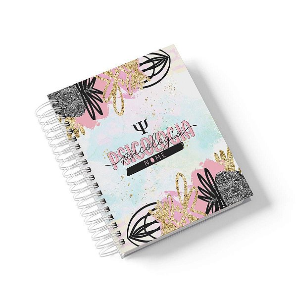 Caderno Personalizado Psicologia (#02) - A5 15x21cm (PEQUENO) - Com 100 Folhas