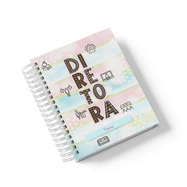 Caderno Personalizado Diretora (#01) - A5 15x21cm (PEQUENO) - Com 100 Folhas