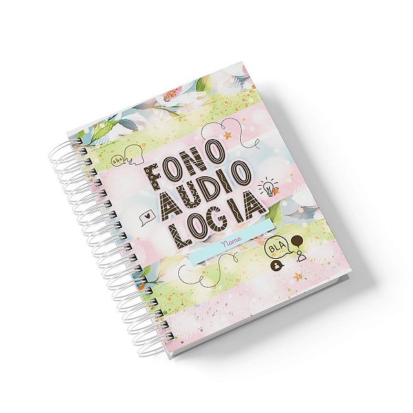 Caderno Personalizado Fonoaudiologia (#01) - A5 15x21cm (PEQUENO) - Com 100 Folhas