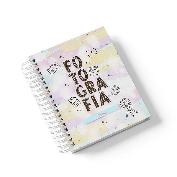 Caderno Personalizado Fotografia (#01) - A5 15x21cm (PEQUENO) - Com 100 Folhas