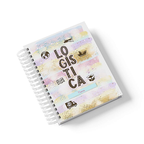 Caderno Personalizado Logística (#01) - A5 15x21cm (PEQUENO) - Com 100 Folhas