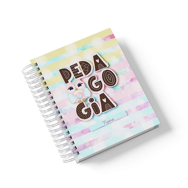 Caderno Personalizado Pedagogia (#01) - A5 15x21cm (PEQUENO) - Com 100 Folhas