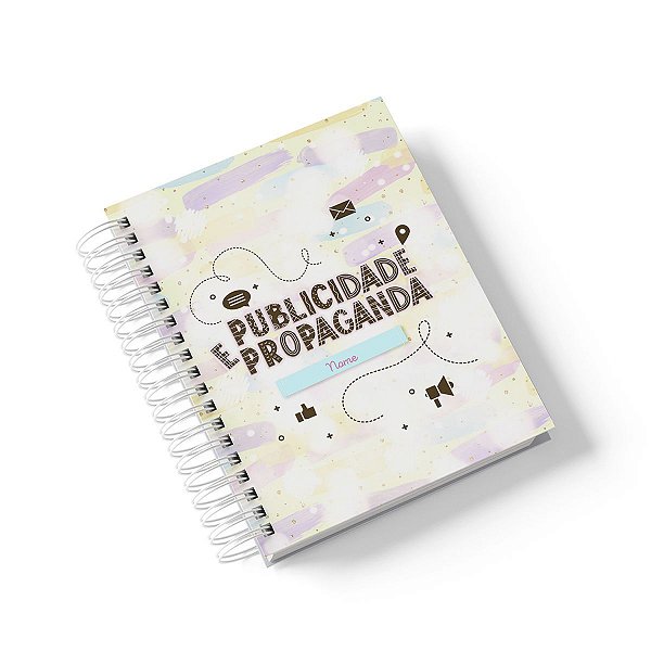 Caderno Personalizado Publicidade e Propaganda (#01) - A5 15x21cm (PEQUENO) Com 100 Folhas
