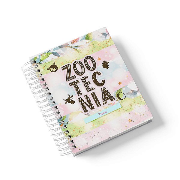 Caderno Personalizado Zootecnia (#01) - A5 15x21cm (PEQUENO) - Com 100 Folhas