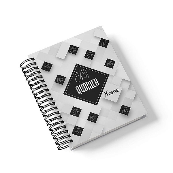 Caderno Personalizado Química (#03) - A5 15x21cm (PEQUENO) - Com 100 Folhas