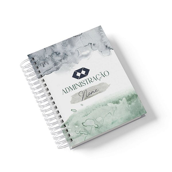 Caderno Personalizado Administração (#05) - A5 15x21cm (PEQUENO) - Com 100 Folhas
