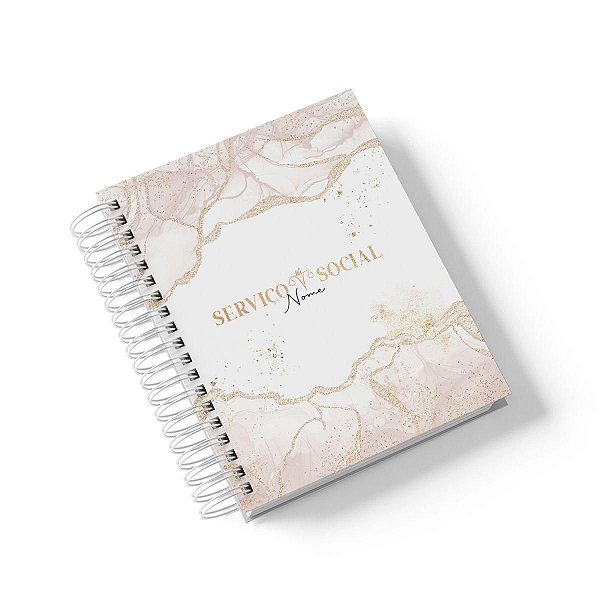 Caderno Personalizado Serviço Social (#06) - A5 15x21cm (PEQUENO) - Com 100 Folhas