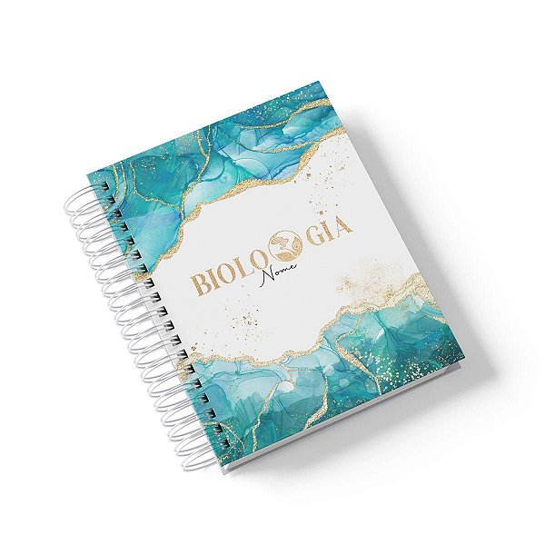 Caderno Personalizado Biologia (#06) - A5 15x21cm (PEQUENO) - Com 100 Folhas