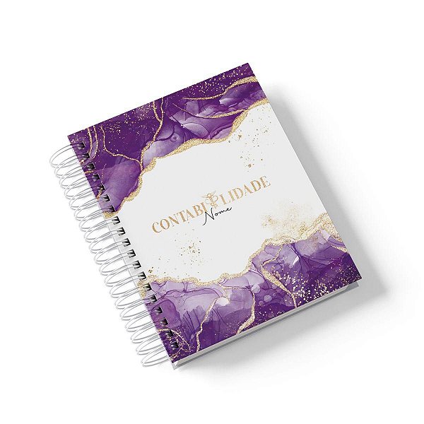 Caderno Personalizado Contabilidade (#06) - A5 15x21cm (PEQUENO) - Com 100 Folhas