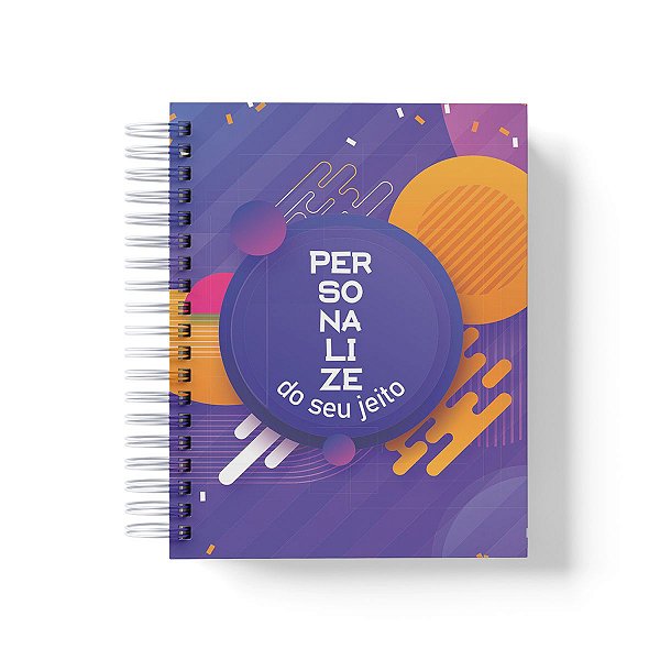 Caderno Personalizado A5 15x21cm - Personalize do seu jeito com 100 Folhas