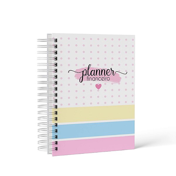 Planner Financeiro com Capa Dura Candy – Organize Suas Finanças e Comece a Juntar Dinheiro