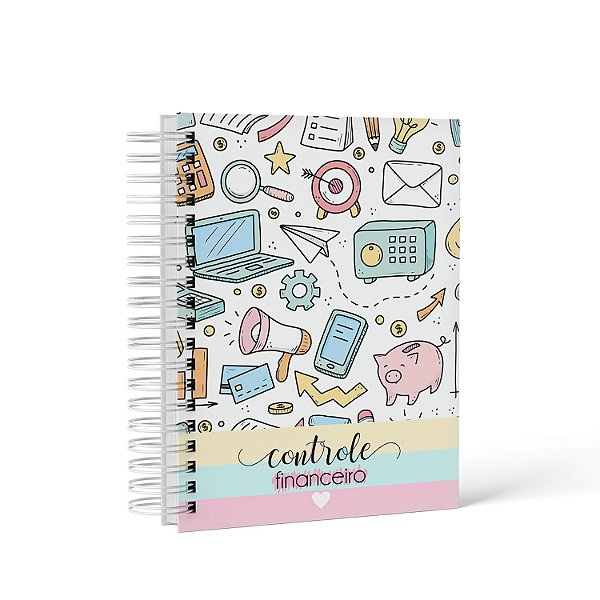 Planner de Controle Financeiro com Capa Dura – Organize Gastos, Economize Dinheiro e Realize Seus Sonhos
