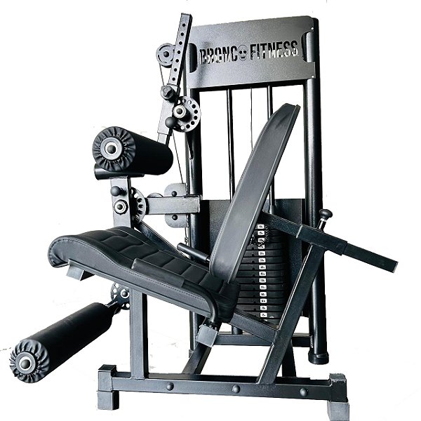 Cadeira Conjugada Flexora e Extensora  Bronco Fitness