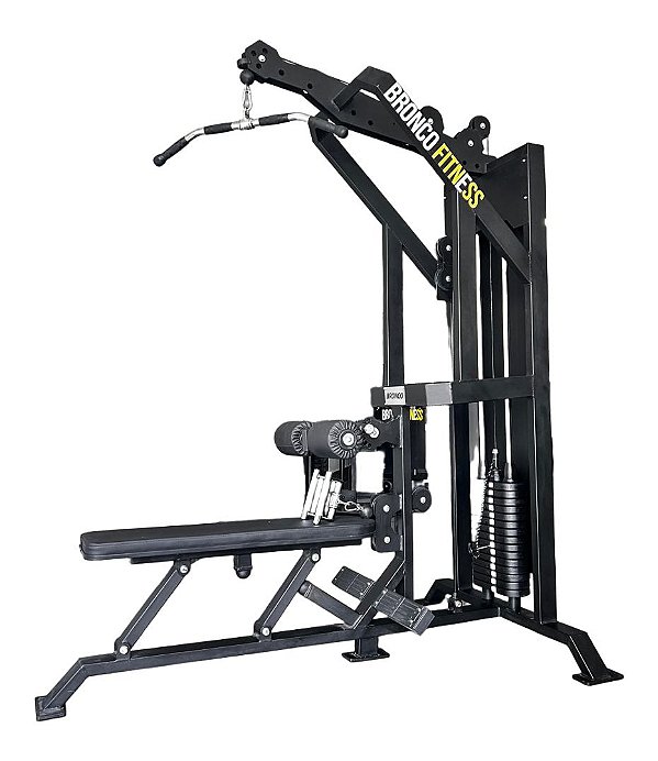 PULLEY COM REMADA LINHA PREMIUM BRONCO FITNESS