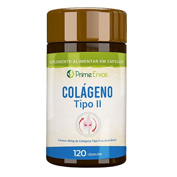 Colágeno Tipo II 120 Caps - Prime Ervas