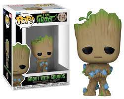 Funko Pop Marvel Guardians Of The Galaxy Groot with grunds 1194