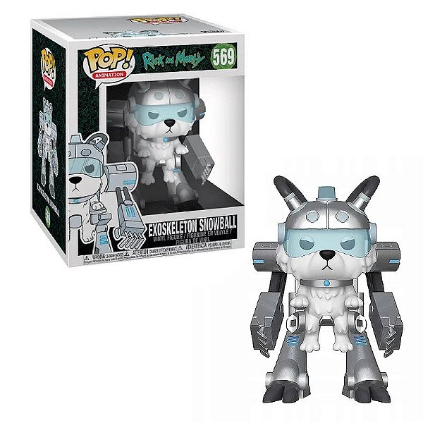 Boneco Funko pop Rick and Morty Exoskeleton Snowball 569