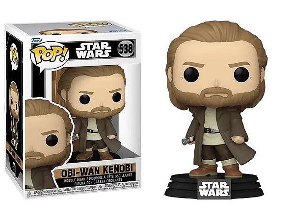 Boneco Funko pop Star Wars Obi-Wan Kenobi 538