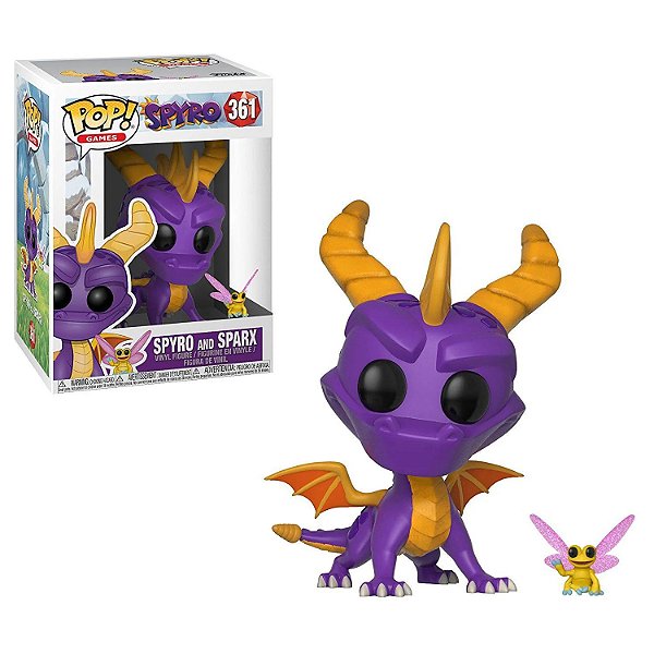 Boneco Funko pop Games Spyro and Sparx 361