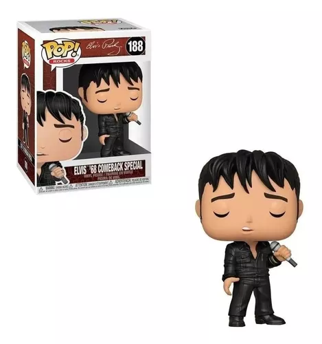 Funko Pop Rocks Elvis Presley ´68 Comeback Special 188