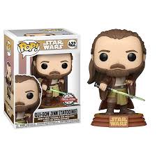 Funko Pop Star Wars Qui-Gon Jinn (Tattone) 422