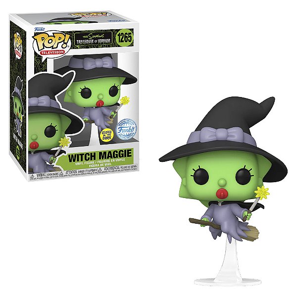 Funko Pop The Simpsons Treehouse Of Horror Witch Maggie 1265 Glows