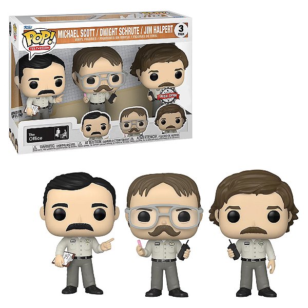 Funko Pop The Office MIchael Scott/ Dwight Schrute/ Jim Halpert 3 PACK