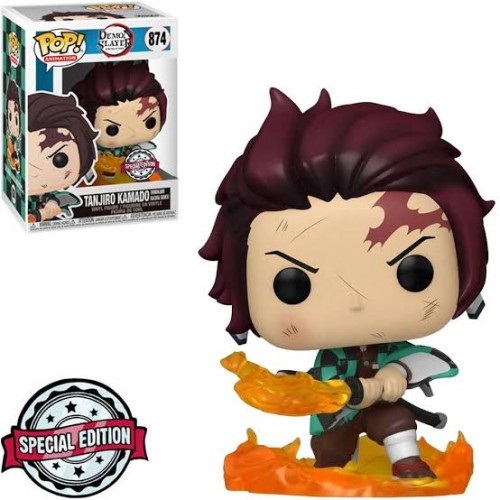 Boneco Funko Pop Demon Slayer Tanjiro Hinokami Kagura Dance 874