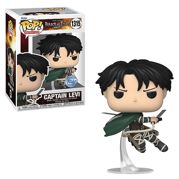 Funko Pop Attack On Titan Captain Levi 1315