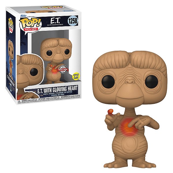 Funko Pop  E.T With Glowing Heart 1258 Glows