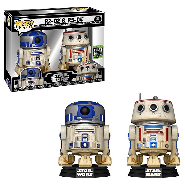 Funko Pop Star Wars R2-D2 & R5-D4 2 PACK