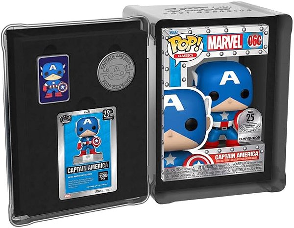 Funko Pop Marvel Captain America 25th Anniversary Limited Edition